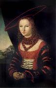 Lucas Cranach the Elder Portrait of a woman oil